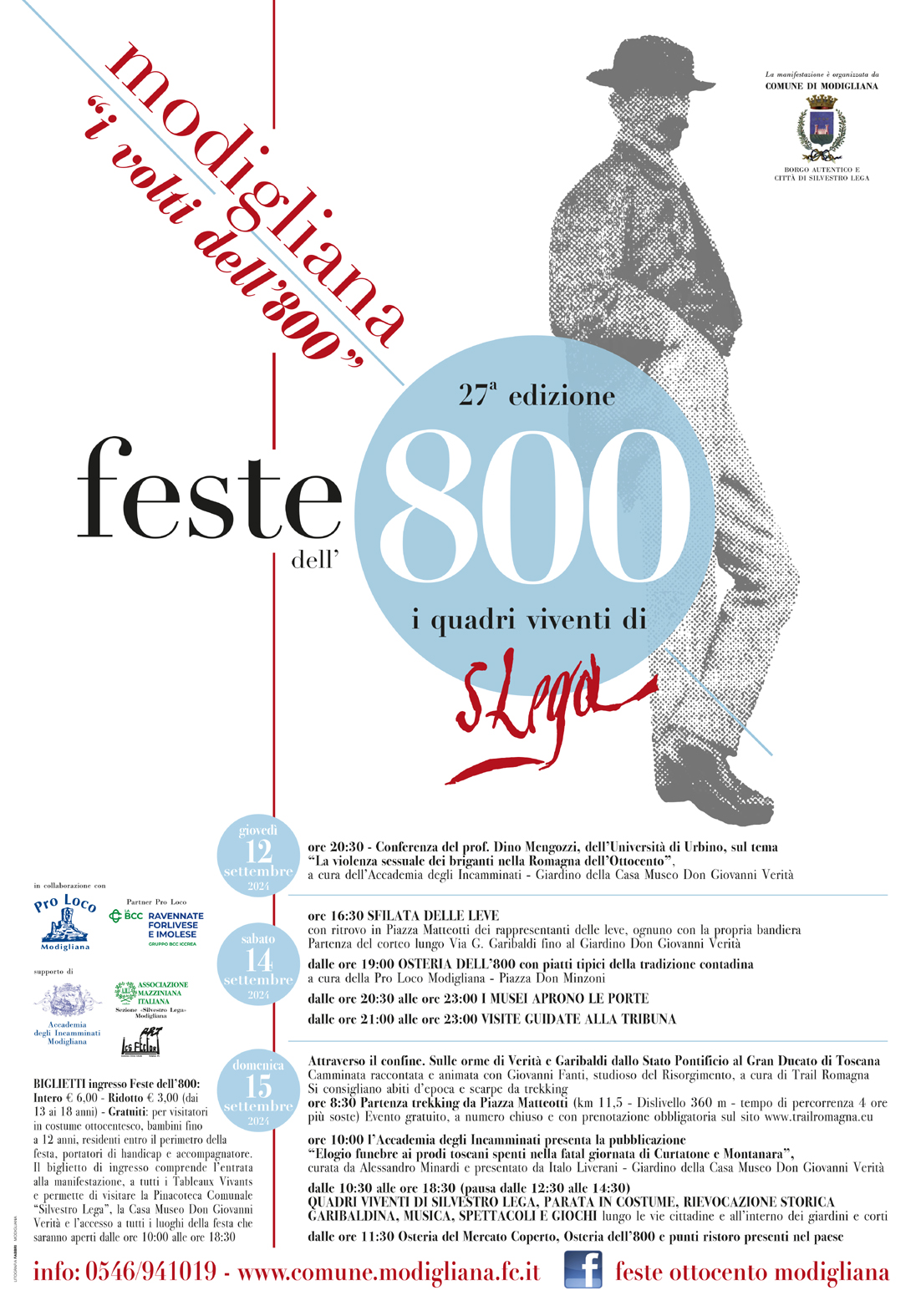 12 – 14 – 15 SETTEMBRE – FESTE DELL’800